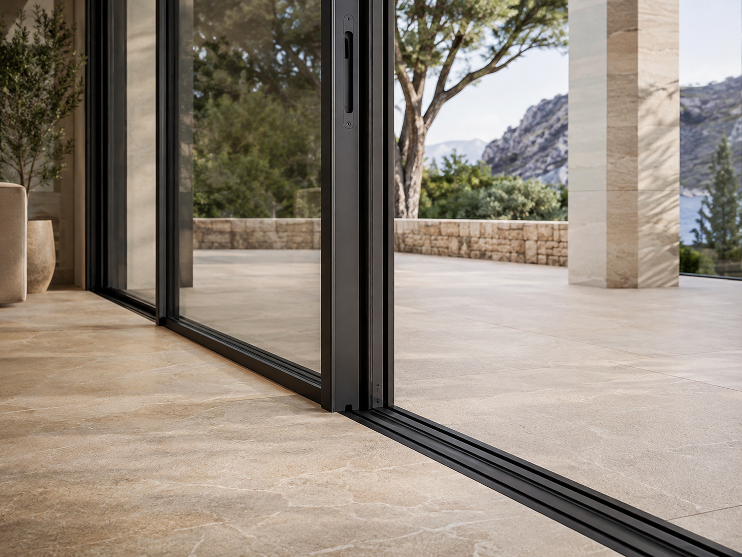 Placeholder residential reference with large aluminium sliding doors
